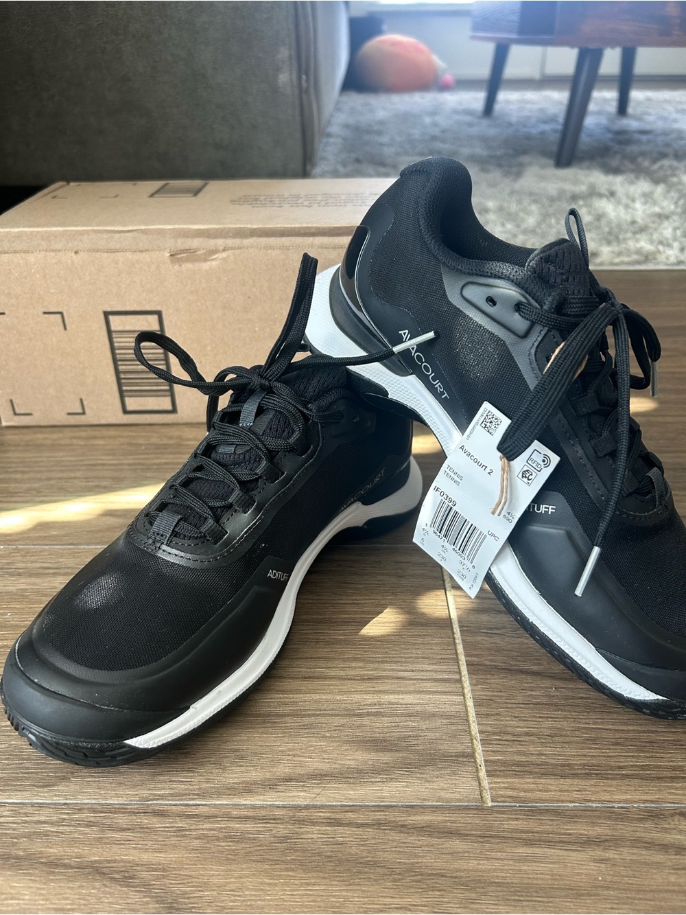 Women’s Black Court Tennis Shoes